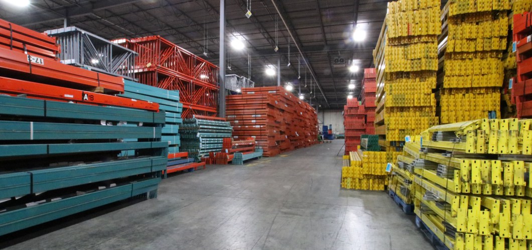 used industrial racking